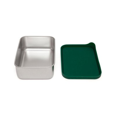 Brooddoos Stainless Steel - groen - Petit Monkey