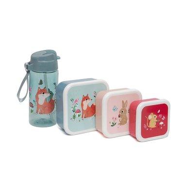 Snackdoosjes Vos - set van 3 - Petit Monkey