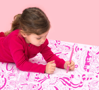 Gigantische kleurposter Lily - OMY