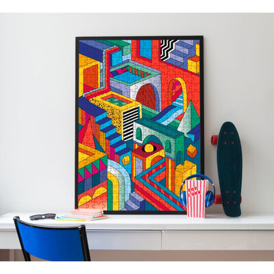 Puzzel Graphic 1000 stukjes - OMY