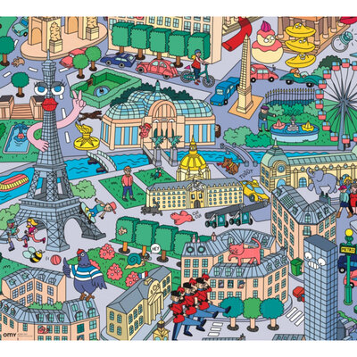 Puzzel Parijs 1000 stukjes - OMY
