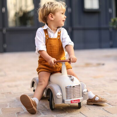 Loopauto Speedster zijdegrijs - Baghera