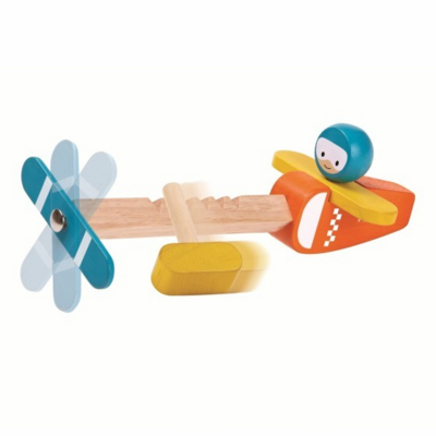 Spin N Fly vliegtuig- Plan Toys