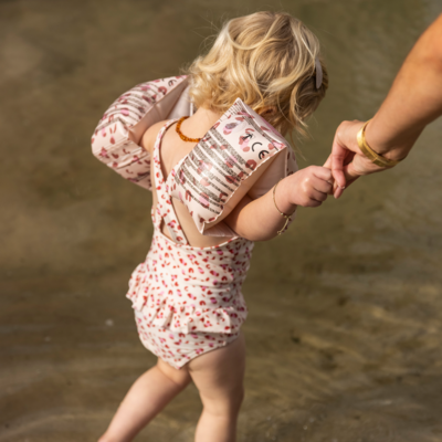 Zwembandjes 0-2 jaar Old Pink Panterprint - Swim Essentials