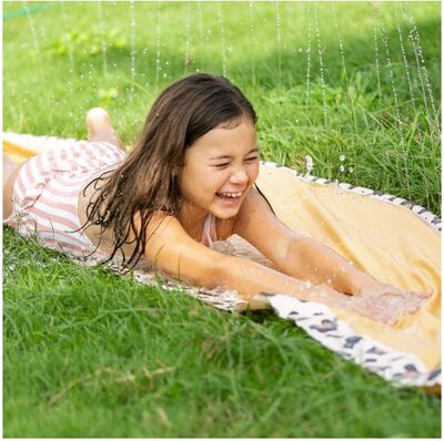 Waterglijbaan Enkel Beige Panterprint - Swim Essentials