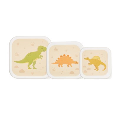 Snackdoosjes desert dino - set van 3 - Sass and Belle