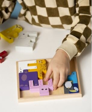 Puzzel 3D dieren - Super Blocco