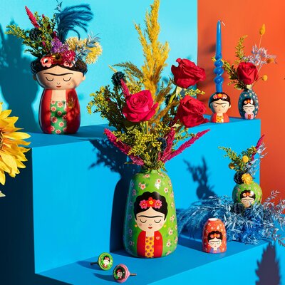 Muurvaas Frida Kahlo - Sass & Belle