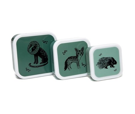 Snackdoosjes dieren - set van 3 - Petit Monkey