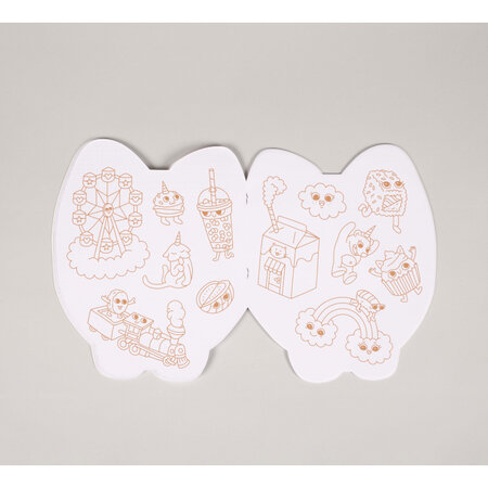 Sticker en notitieboekje Kitty- OMY
