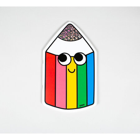 Sticker en notitieboekje Potlood - OMY