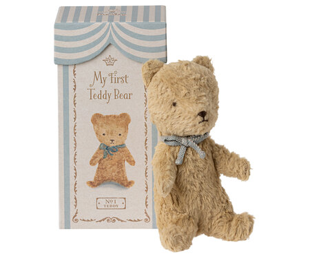 WORDT VERWACHT - Mijn eerste teddy zand bruin - Maileg