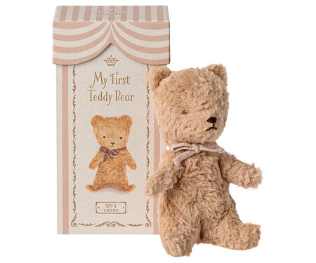 WORDT VERWACHT - Mijn eerste teddy poeder roze - Maileg