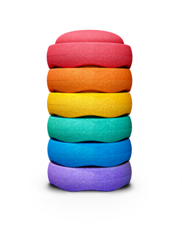 Stapelstenen classic Rainbow 6 - Stapelstein