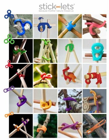 6-delig set Hexa - Stick lets