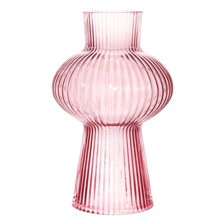 Glazen vaas roze - Sass & Belle