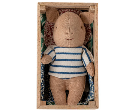 Varkentje in een box - jongen - Maileg