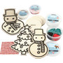 Knutselpakket Foam Clay Sneeuwpop met kerstboom - Creativ Company