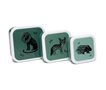 Snackdoosjes dieren groen - set van 3 - Petit Monkey