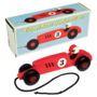 Trekspeeltje vintage houten raceauto - Rex London